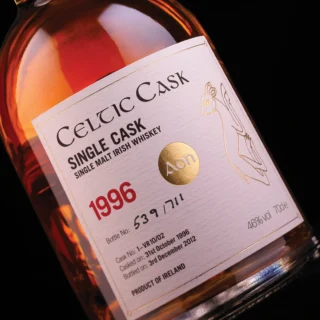 Celtic Cask Whiskey label.