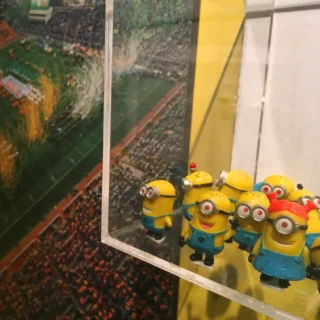 A group of Minions, the small, yellow characters from the