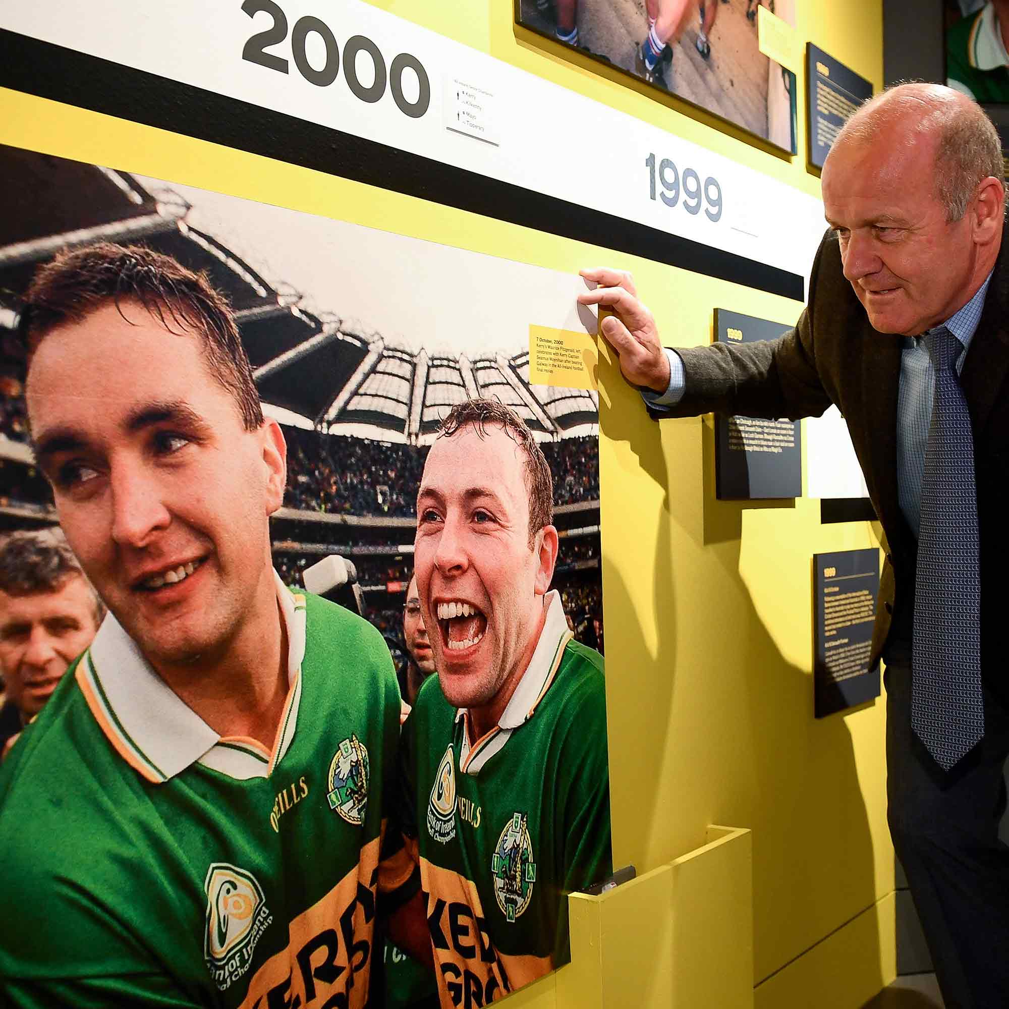 Jack O Shea at the GAA Museum 20 Years Exhibition