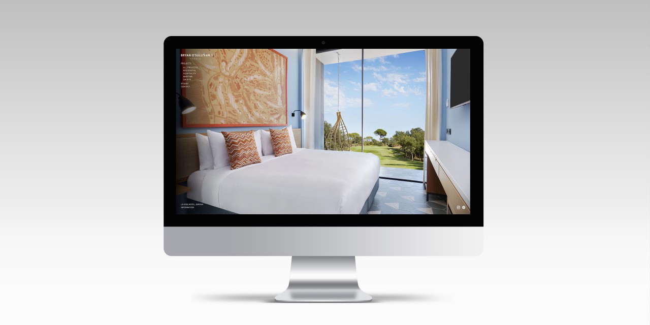Image of La Vida Hotel in Girona on the Bos Studio website designed by New Graphic