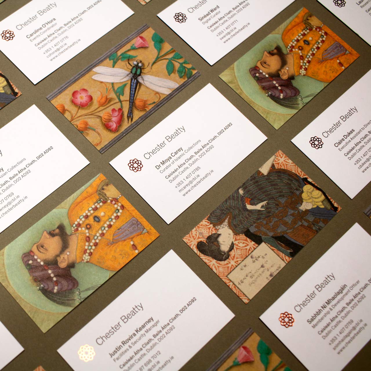 Image of Chester Beatty Business Cards